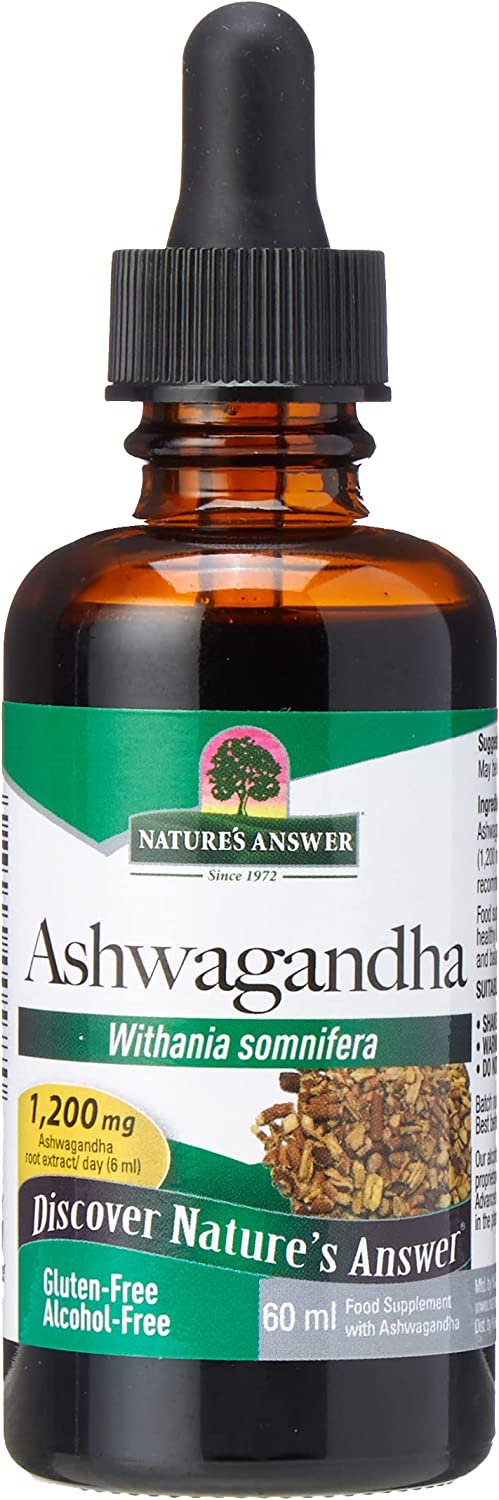 Nature's Answer Ashwagandha Root Alcohol-Free & Vegan 2oz