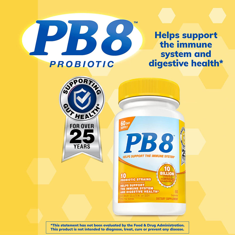 Nutrition Now PB 8 Probiotic Dietary Supplement, 60 Count