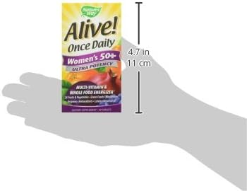 Nature's Way Alive!® Once Daily Women's 50+ Multivitamin, Ultra Potency, Food-Based Blends , 60 Tablets