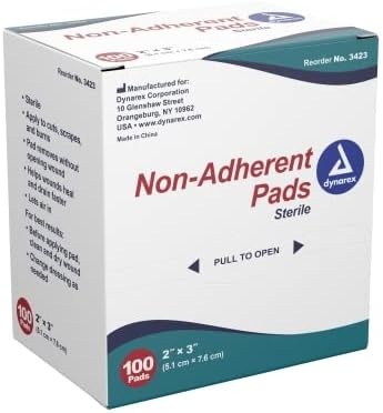 Non-Adhering Gauze Pads 2" x 3" 100-Pack Sterile