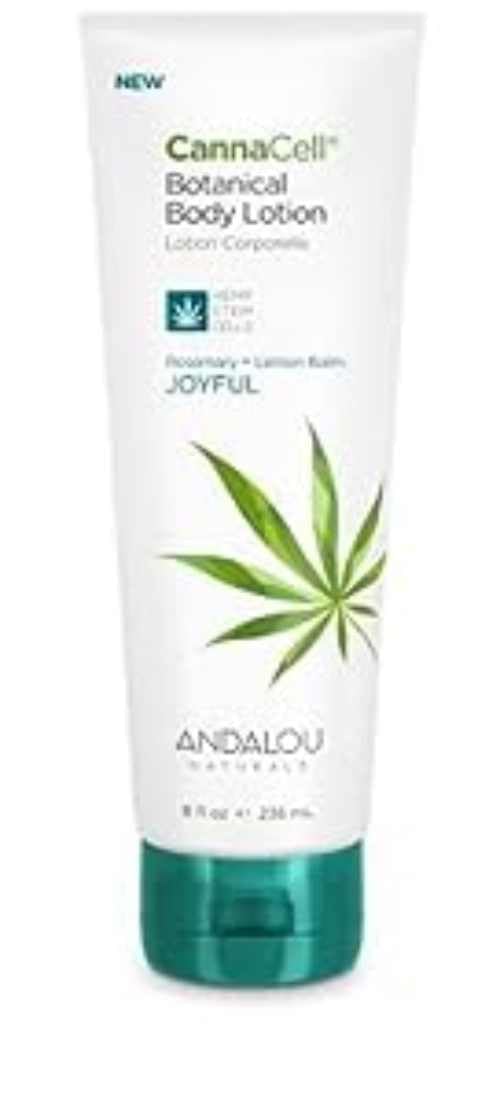 Andalou Naturals CannaCell Body Lotion, Joyful, 8.5 Ounce