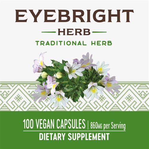 Nature's Way Eyebright Herb, 860 mg per Serving, 100 VCaps