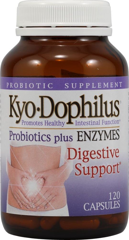 Kyo-Dophilus Probiotic Plus Enzymes, 120 Capsules