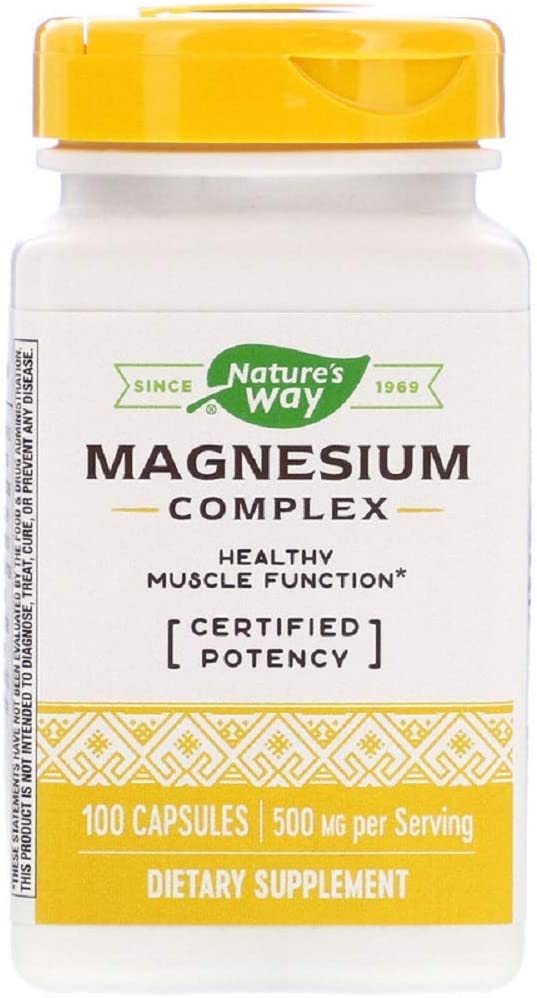 Nature's Way Magnesium,500 Mg, 100 Cap