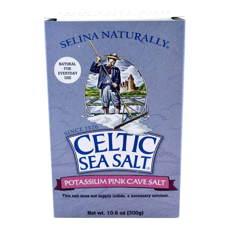 Celtic Sea Salt Pink Potassium Cave Salt 10.6 Oz (300 G) – Extra Fine Grain, Natural, Light In Sodium – For Shaker Jar, Salty, 10.6 Oz (Pack of 1)