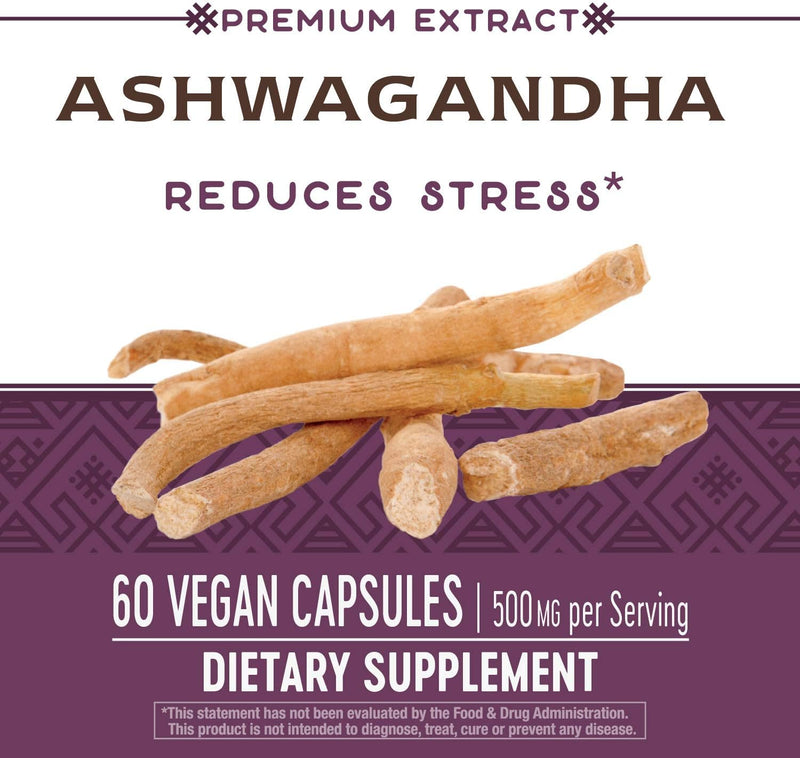 Nature's Way Ashwagandha Reduces Stress* Adaptogenic* Vegan 60 Capsules