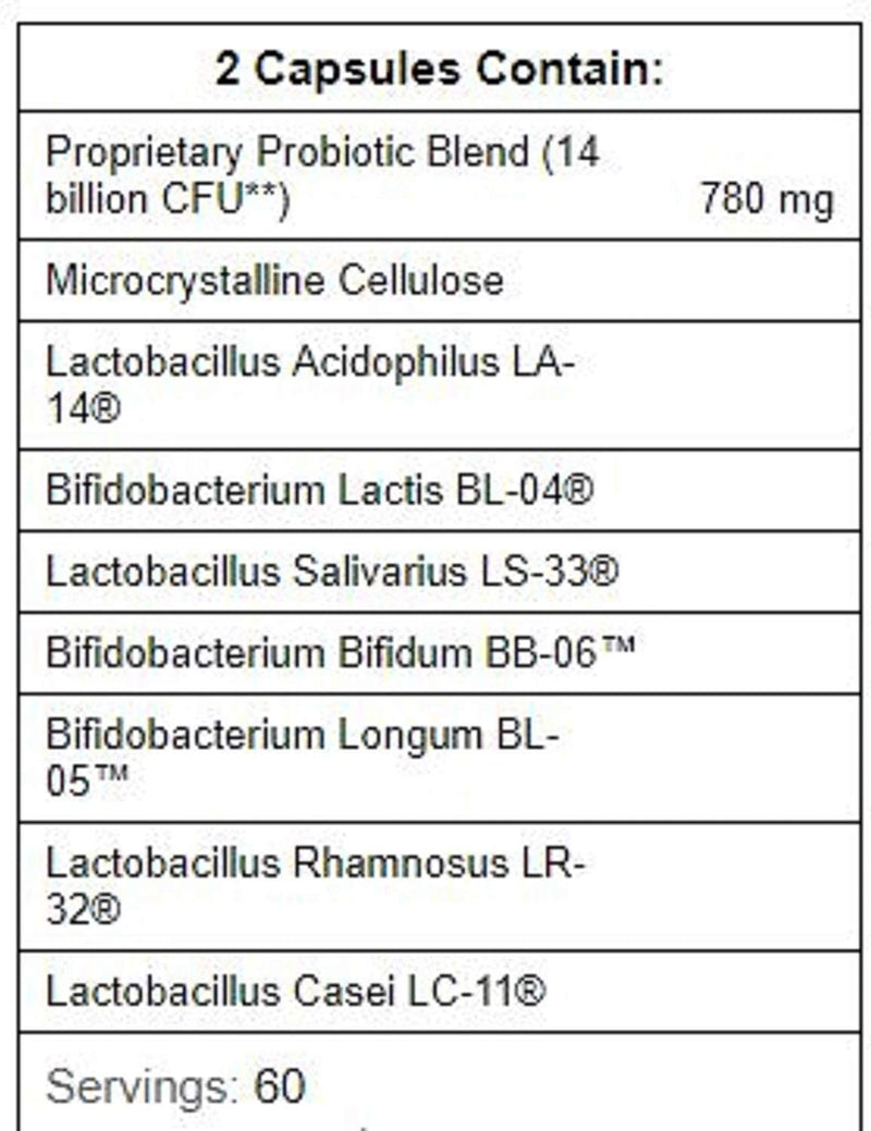 Nutrition Now Pb8 Acidophilus, Original, 120 Count