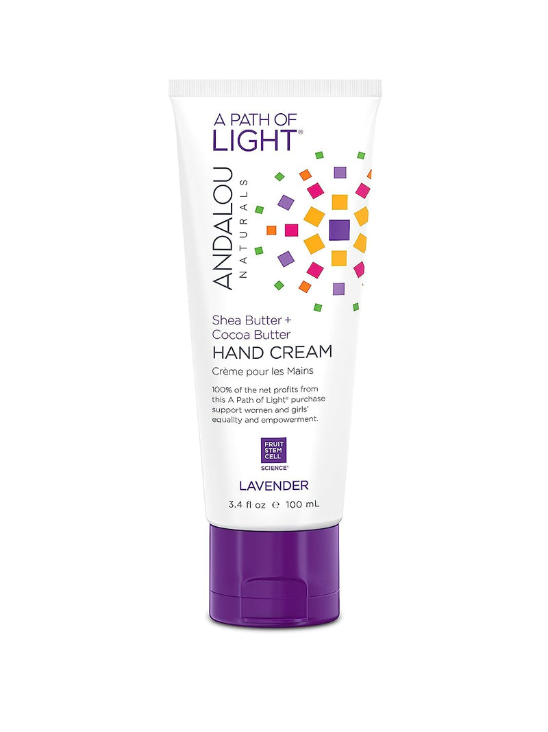 Andalou Naturals Lavender Hand Cream, 3.4 Ounce