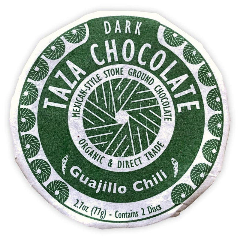 Taza Chocolate Organic Mexicano Disc 50% Dark Chocolate, Guajillo Chili, 2.7 Ounce