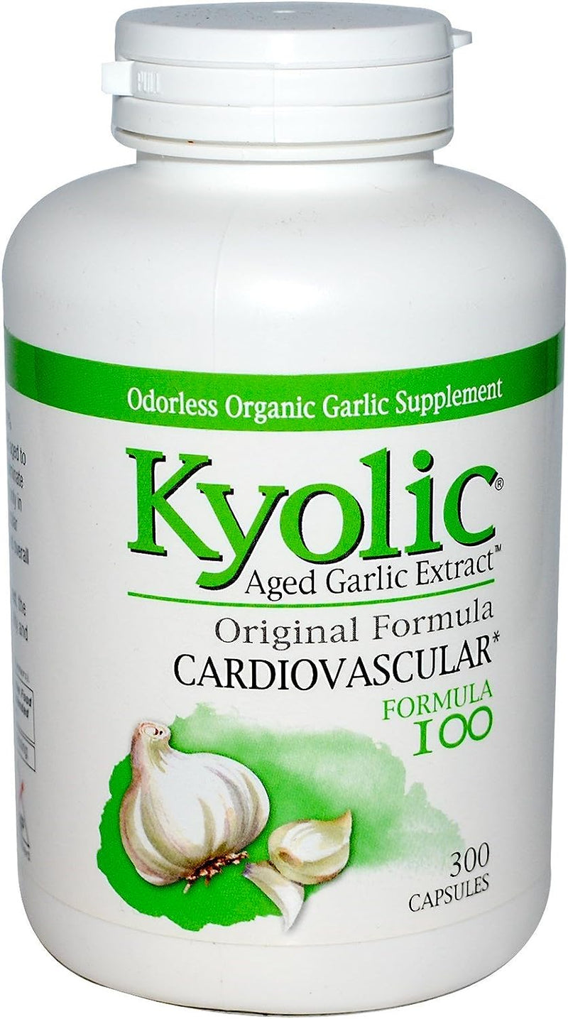 Kyolic Aged Garlic Extract Cardiovascular Original Formula 100, 300 Capsules