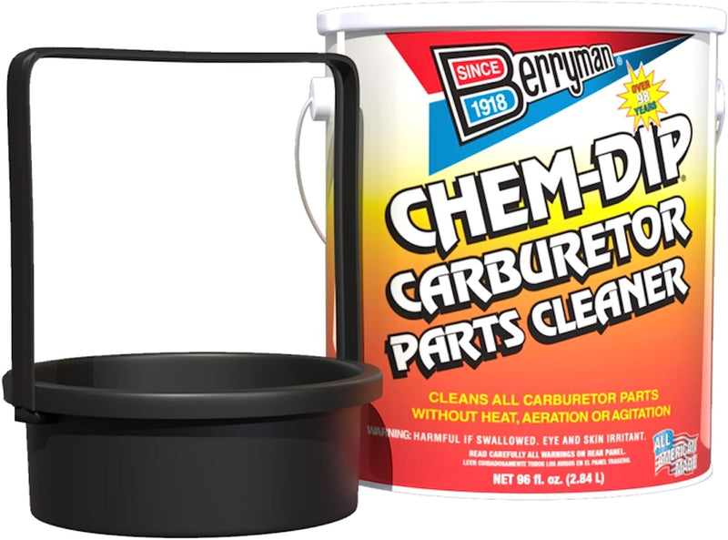 Berryman 0996-ARM B-9 Chem Dip Parts Cleaner with Basket and Armlock, 3/4-Gallon Pail