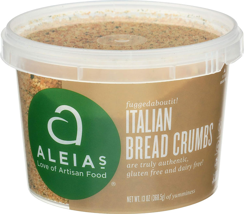 ALEIAS GLUTEN FREE BAKERY Italian Bread Crumbs, 13 OZ