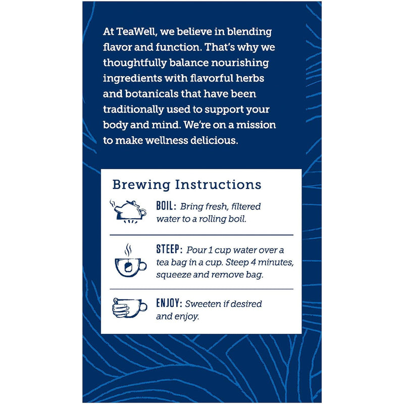Teawell Sleep Wellness Tea, 12 Count (Packaging may Vary)