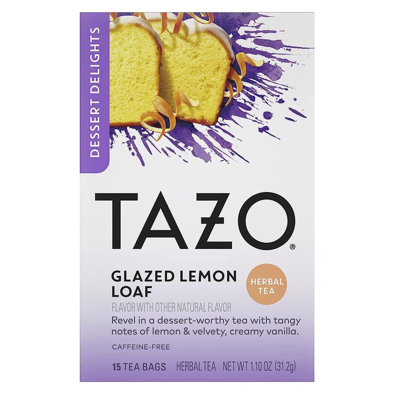 Tazo Tea Bags For a Delicious Flavored Tea Beverage Herbal tea Aromatic Blend with No Caffeine 15 count