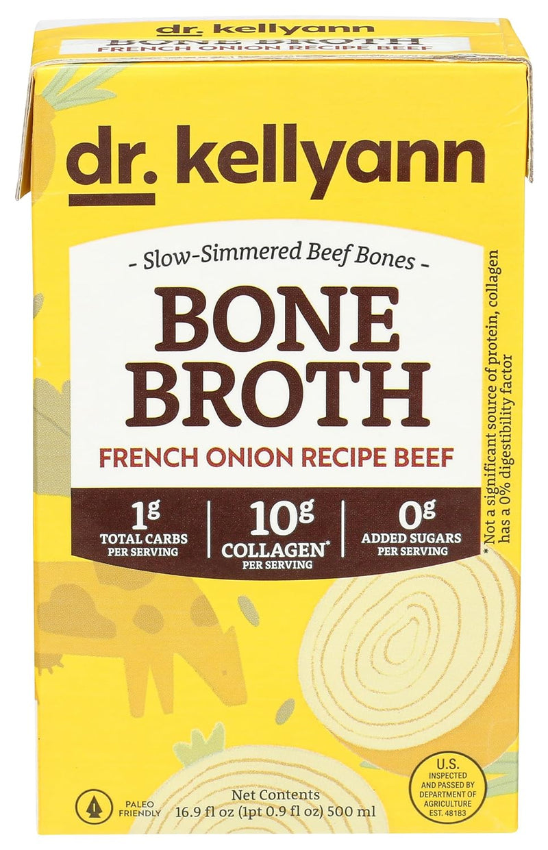 Dr. Kellyann French Onion Beef Bone Broth, 16.9 FZ