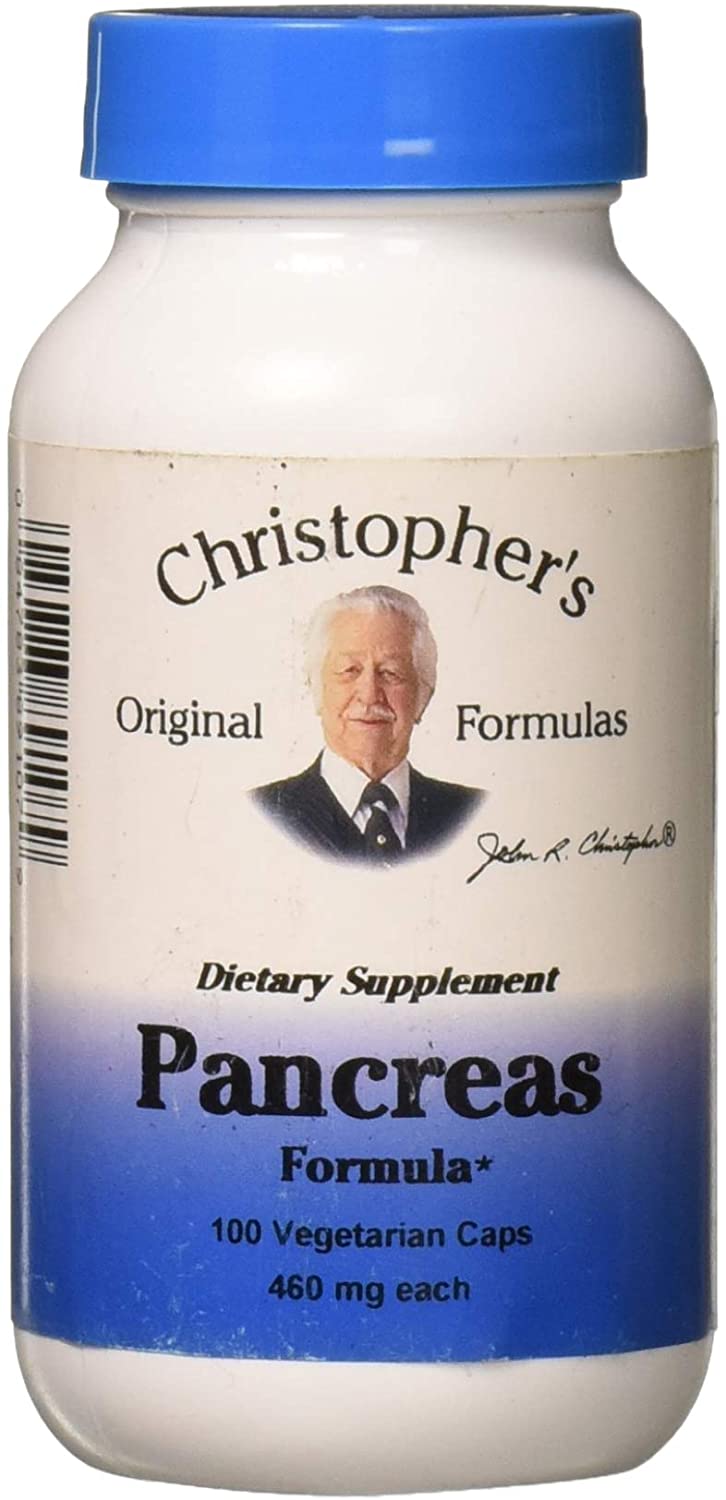 Dr Christophers Pancreas Formula 100 Capsules