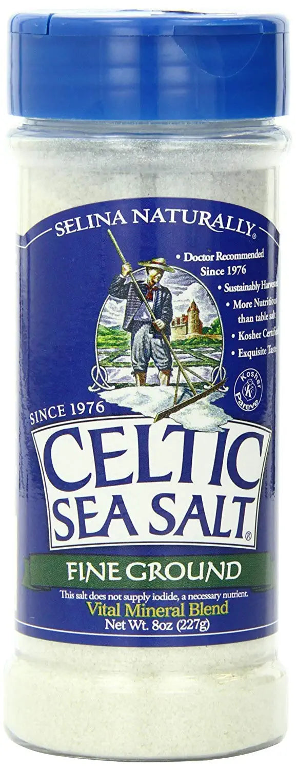 Selina Naturally Celtic Sea Salt Fine Ground 227g – Healthy Options, celtic  sea salt 