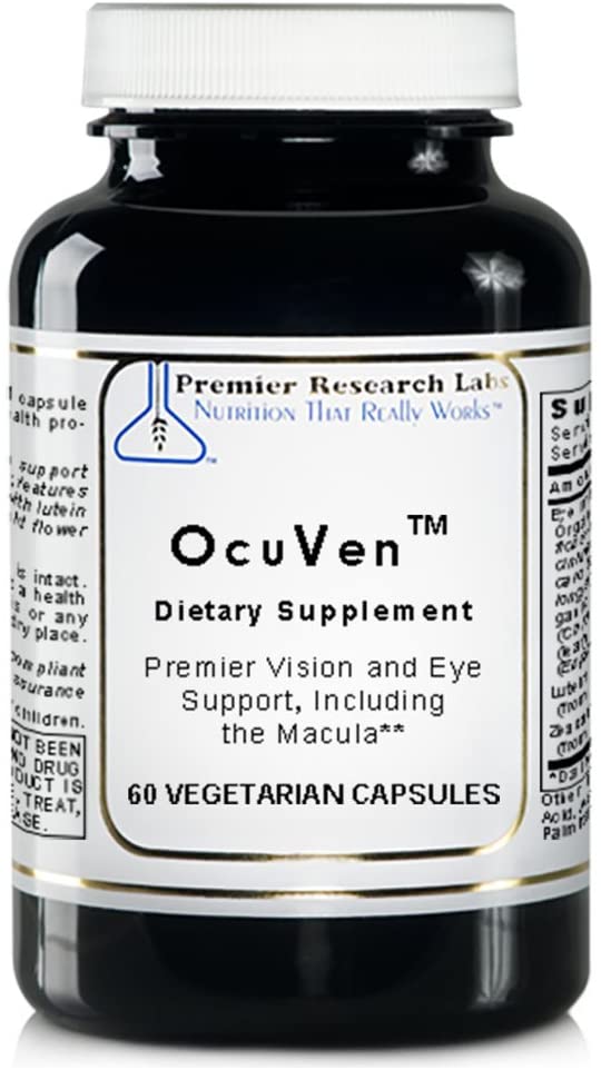 Premier Research OcuVen, 60 Capsules - Premier Vision and Eye Support (Including The Macula Featuring Lutein and Zeaxanthin)