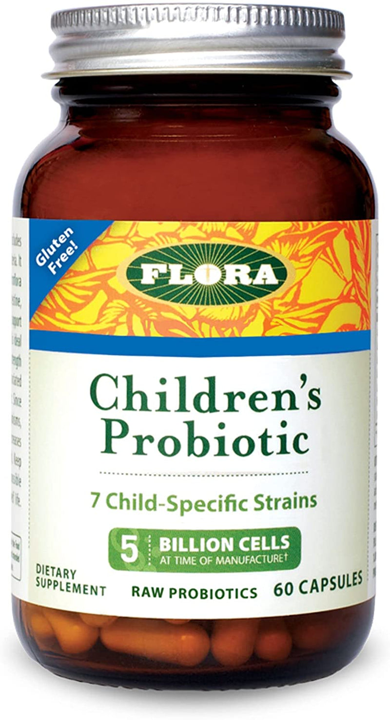 Flora - Udo's Choice Children's Probiotic Blend, Formulated for Ages 5-15 (60 Capsules)