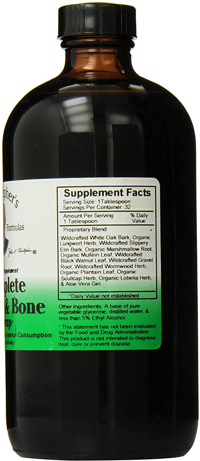 Dr Christopher's Formula Complete Tissue and Bone Syrup, 16 Ounce