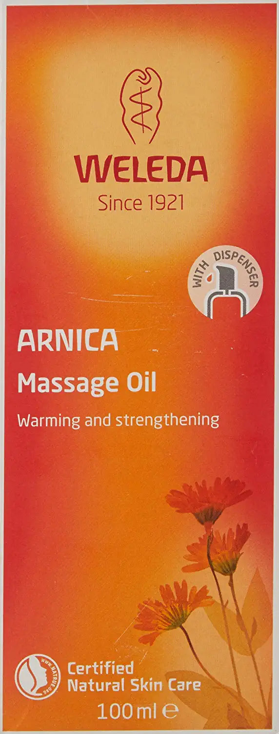 Weleda Arnica Massage Oil 3.4 Fl Oz