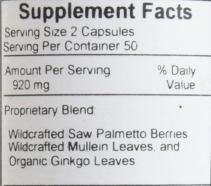 Prostate plus formula 100veg capsule, 460 mg each