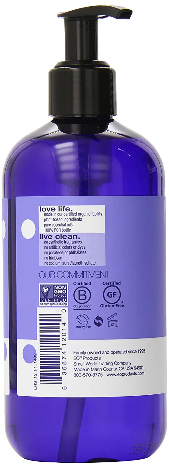 EO Sulfate-Free Moisturizing Hand Soap - French Lavender - 12 Ounces