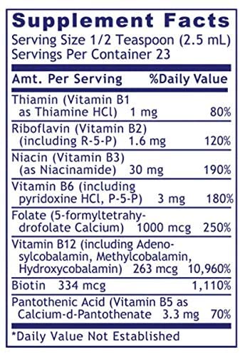 Max B-ND, 2 fl oz, Vegan Product - Probiotic-Fermented Vitamin B Complex Formula for Dynamic Liver, Energy, Brain and Mood Support