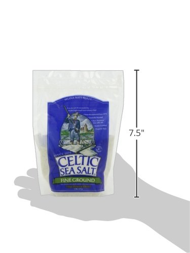 Fine Ground Celtic Sea Salt – (1) 16 Ounce Resealable