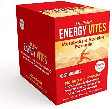 Dr. Price's Energy Vites Amino Energy Drink Mix, 30 Packets