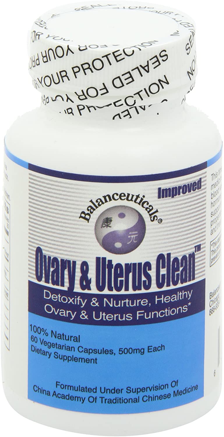 Balanceuticals Ovary & Uterus Clean, 500 mg Dietary Supplement Capsules, 60-Count Bottle