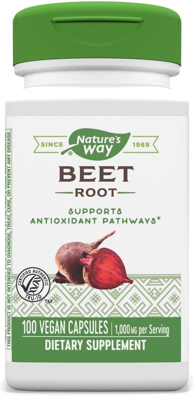Nature's Way Beet Root, 1,000 mg per serving, 100 Vegetarian Capsules