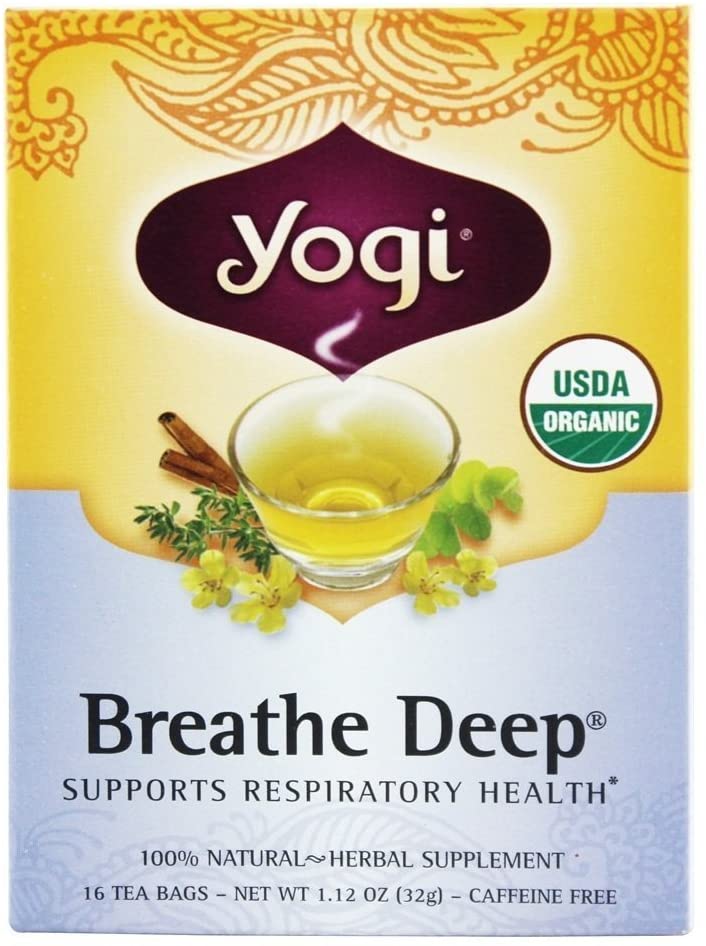 Yogi Tea Breathe Deep Herbal Tea 1.12 Ounces