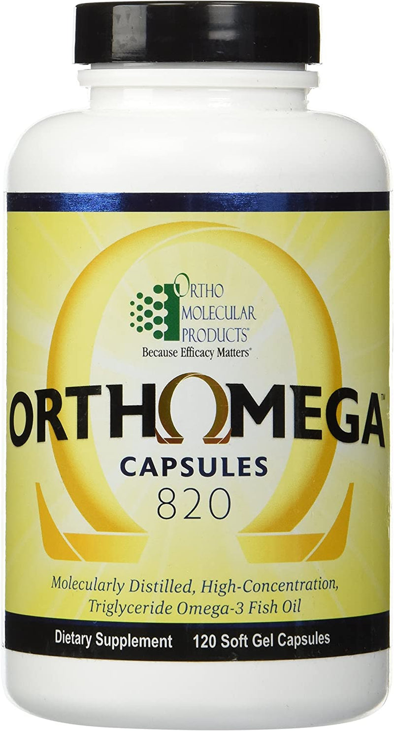 Ortho Molecular Products Orthomega 820 - 120 Soft Gel Capsules