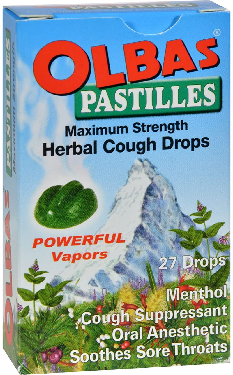 Olbas Pastille Herbal Cough Drop, 1.6 Ounce