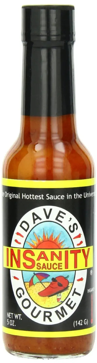 Dave's Gourmet Insanity Hot Sauce, The Original Hottest Sauce in the World, 5 oz
