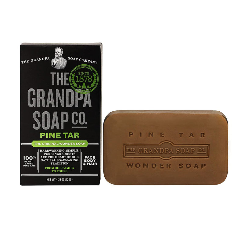 Grandpas, Bar Soap Pine Tar, 4.25 Ounce